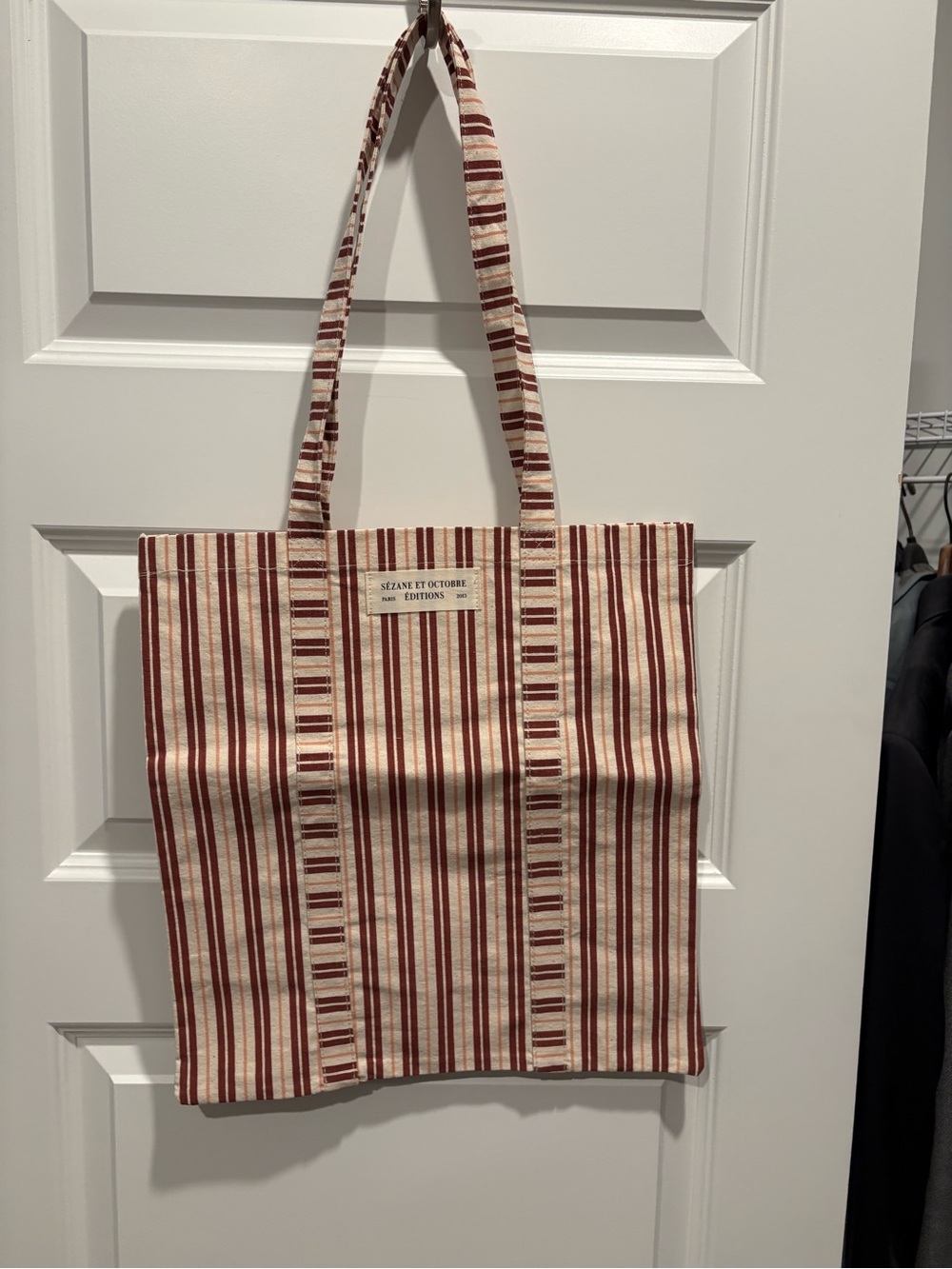Sezane Octobre Tote Bag NWT